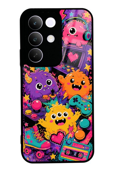 S Mode حافظة هاتف لامعة بتصميم Realme C85 Monster Game Club
