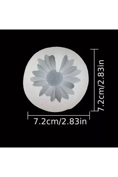 OEM Lumânare în formă de silicon, floare de margaretă
