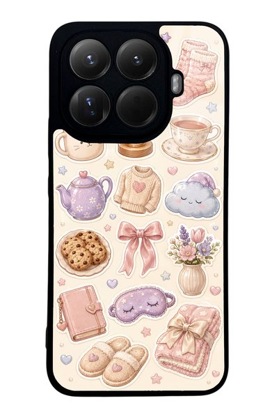 S Mode حافظة هاتف Xiaomi Mi 15T Pro بتصميم Pastel Sleepover لامعة