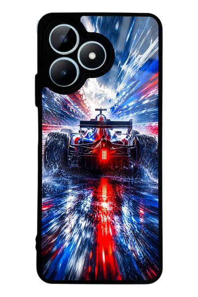 S Mode Realme Note 50 Storm Racer Design Glossy Phone Case