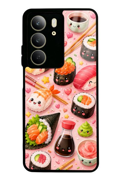 S Mode Realme C75 Sushi Love Club Design Glossy Phone Case