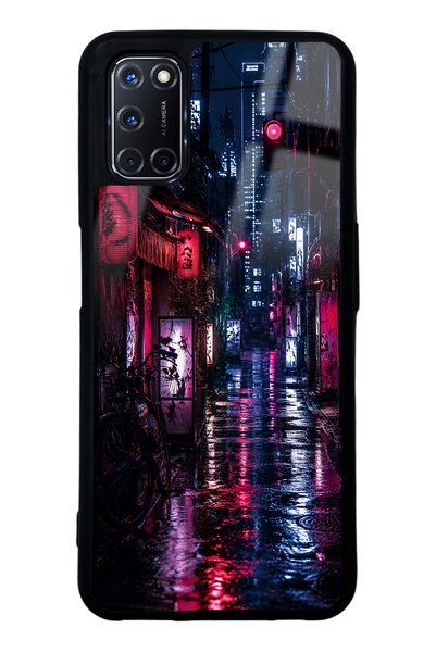 S Mode حافظة هاتف أوبو A52 بتصميم كهربائي لامع