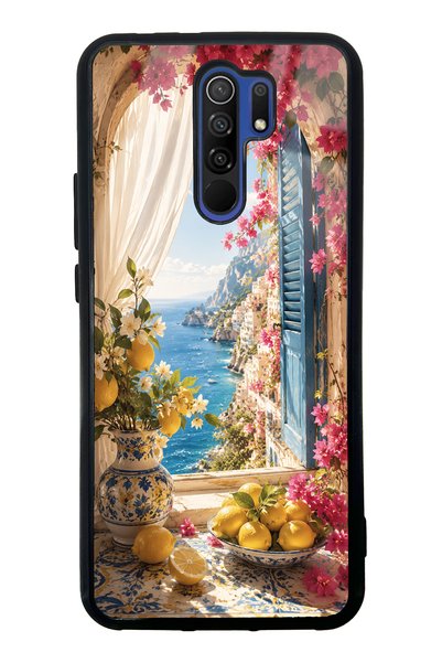 S Mode حافظة هاتف Xiaomi Redmi 9 بتصميم دولتشي فيتا أمالفي اللامعة
