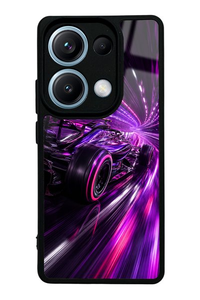 S Mode حافظة هاتف لامعة بتصميم Quantum Drive لهاتف Xiaomi Redmi Note 13 Pro 4G