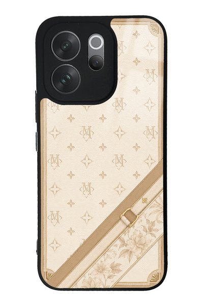 S Mode حافظة هاتف فيفو V70 بتصميم ميزون آيفوري لامعة