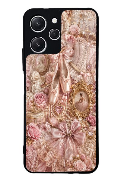 S Mode حافظة هاتف Xiaomi Redmi 12 Angel Ballet ذات تصميم لامع