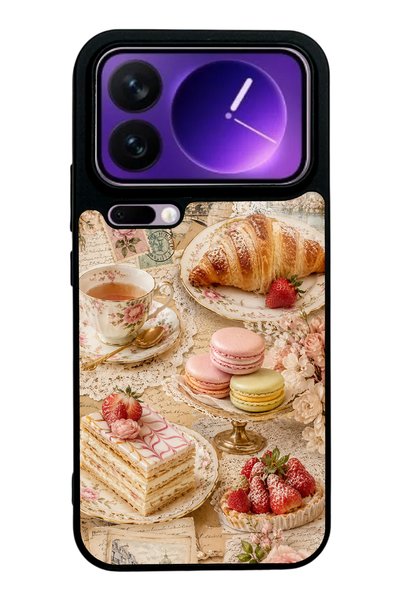S Mode حافظة هاتف Xiaomi 17 Pro Max بتصميم باريس تي آند بيكري لامع