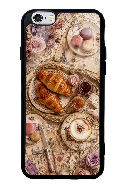 S Mode حافظة هاتف لامعة بتصميم رومانسي فرنسي لهاتف آيفون 6s