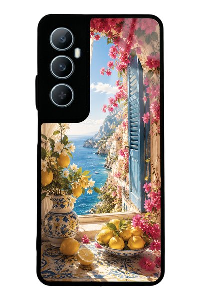S Mode حافظة هاتف ريلمي C65 دولتشي فيتا أمالفي بتصميم لامع