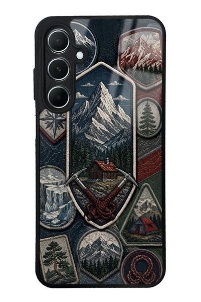 S Mode Samsung A55 Peakbound Design Glossy Phone Case