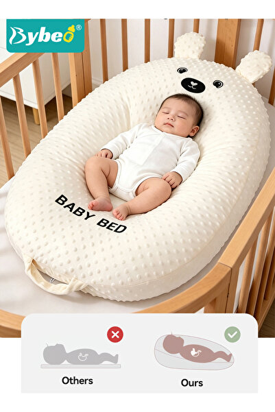 BYBEO Baby Wedge Pillow, Multi-Functional Newborn Nursing Pillows, Baby Breas...