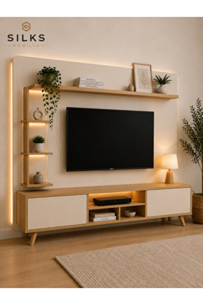 silks mobilya LEDLİ TV ÜNİTESİ (45'' TV İÇİN)