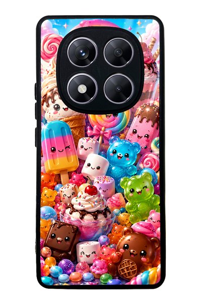 S Mode Xiaomi Redmi Note 14 Pro 5g Kawaii Candy Party Design Glossy Phone Case