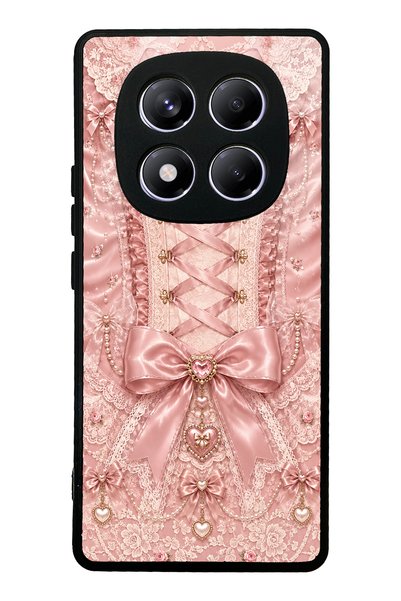 S Mode Xiaomi Redmi Note 14 Pro 4g Pink Corset Coquette Design Glossy Phone Case