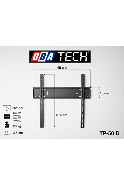 TP-50D SABİT GENİŞ MODEL DUVAR ASKI APARATI