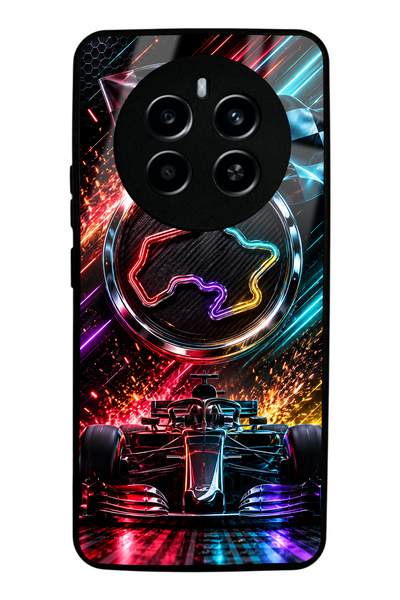 S Mode Realme 12 Apex Lights Design Glossy Phone Case