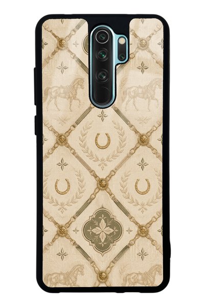 S Mode حافظة هاتف Xiaomi Redmi Note 8 Pro Maison Équestre بتصميم لامع