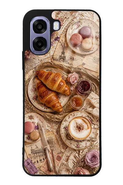 S Mode حافظة هاتف لامعة بتصميم رومانسي فرنسي لهاتف أوبو A6T
