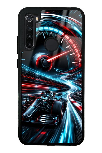 S Mode حافظة هاتف Xiaomi Redmi Note 8 بتصميم Velocity Pulse اللامع