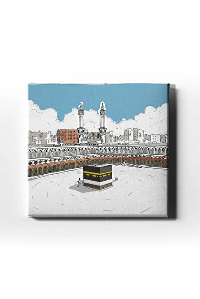 enmalife Pictură decorativă pe pânză cu ilustrația Kaaba
