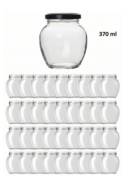Milea 36 Adet 370 Ml Şeffaf Cam Yumurta Model Konserve Kavanozu Metal Kapaklı