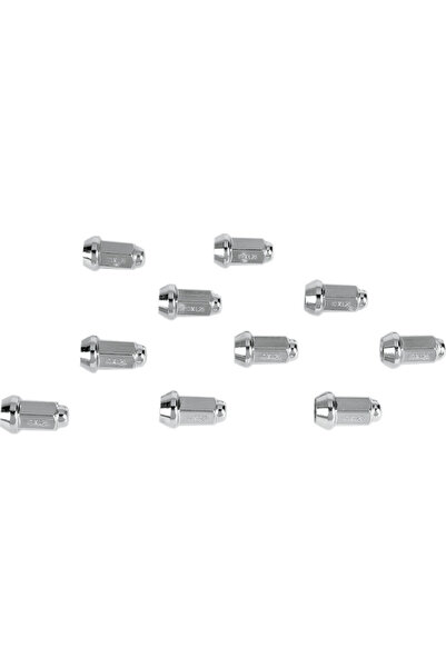 ITP SET PIULITE JANTA M10X1.25 ARGINTIU (HEX 14, CON 60) ATV / SSV / UTV