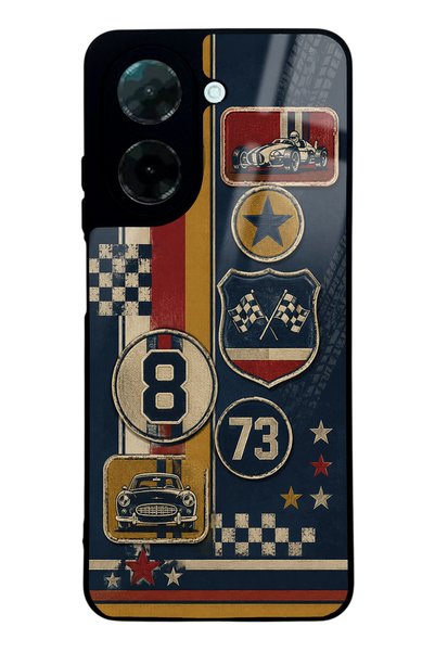 S Mode Xiaomi Redmi A5 Old School Racing Design Glossy Phone Case