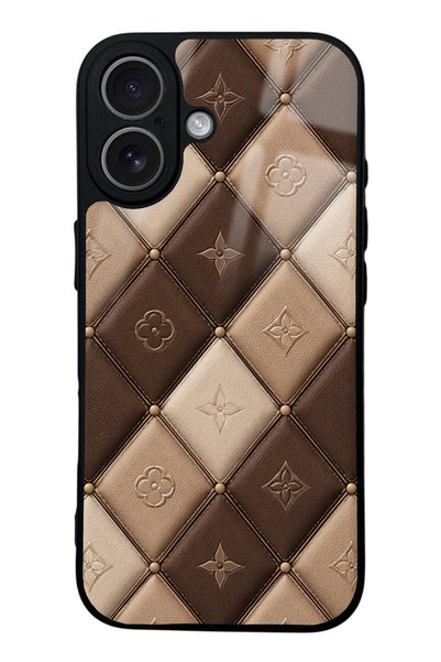 S Mode حافظة هاتف آيفون 17 بتصميم كافيه رويال لامعة