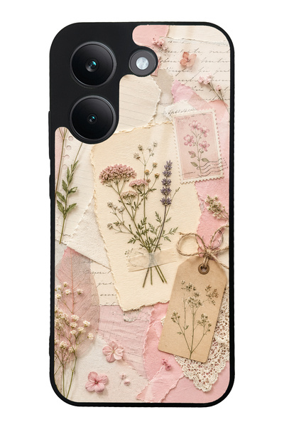 S Mode Xiaomi Poco X8 Pro Blush Herbarium Design Glossy Phone Case