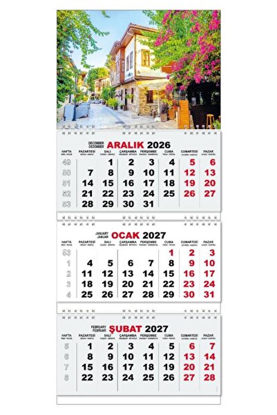 Halk Kitabevi 2027 Gemici Duvar Takvimi - Antalya Kaleiçi