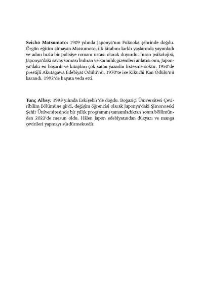 Ötüken Neşriyat Tokyo Ekspresi / Seicho Matsumoto - Çev. Tunç Albay