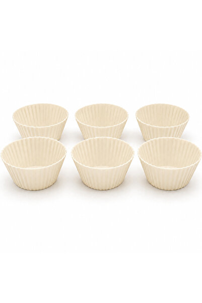 Siliconly 6-Piece Muffin Mini Cake Mold - 100% Silicone Fireproof - Reusable ...