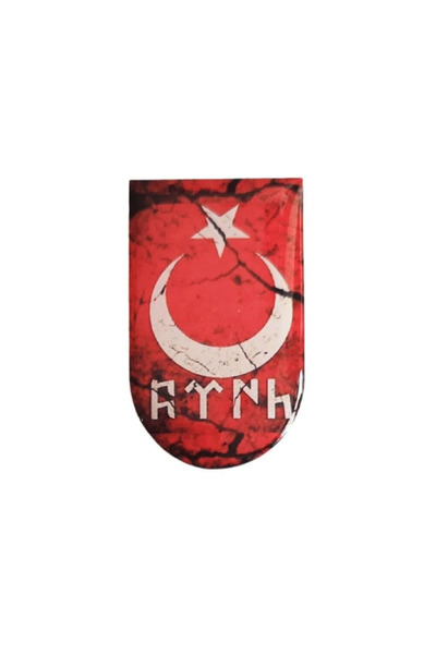 Aresoutdoors Türk Ayyıldız Temalı Kırmızı Şarjöraltı Koruyucu PVC Damla Stick...