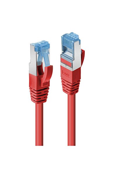 LİNDY Cablu Cat6A 1m roșu S/FTP LSZH