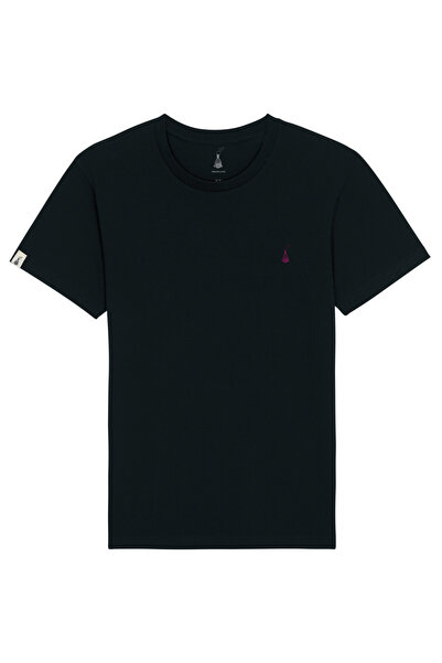 Unisex Gezgin T-shirt Siyah