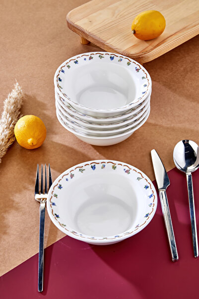 Cooker Set of 6 14 cm Meadow Porcelain Bowls Ckr4250