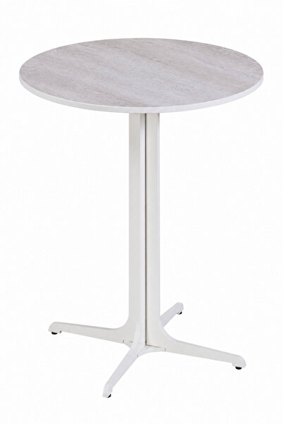 Gharaib Al Tuhaf طاولة خدمة سيراميك دائري 4545 SHS-038S LIGHT GREY