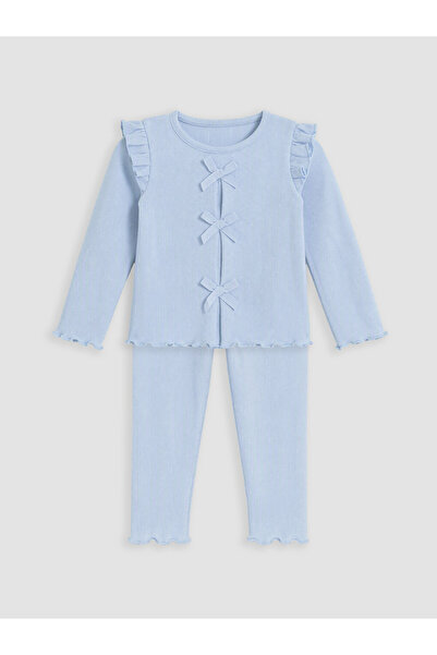 LC Waikiki Baby Girl Set with Ruffled Bow