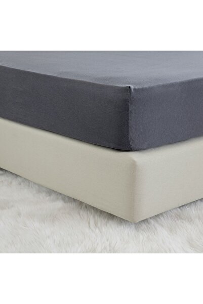 Nima Σεντόνι Μεμονωμένο Tender Fitted Dark Gray Μονό