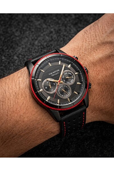 Formotion Fm.13131Fm.07 Functions Active Leather Cord Male Wrist Watch
