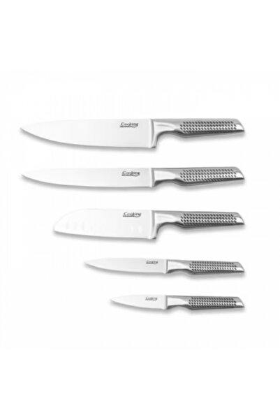 Heinner Set de 5 cuțite de bucătărie cu suport Skyline Cooking de la DNC66005