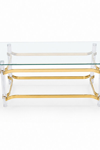 Gharaib Al Tuhaf Tea Table Akleric Single Glass 12060 3021 Gold