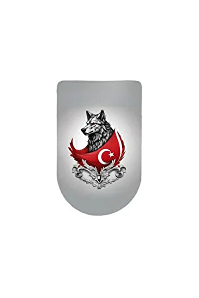 Aresoutdoors Kurt ve Bayrak Temalı Şarjöraltı Koruyucu PVC Damla Sticker Etik...