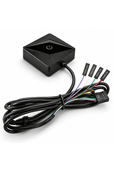Alfais 6079 Masaüstü PC Kasa Harici Güç Power Reset On/Off USB Düğmesi Switch...