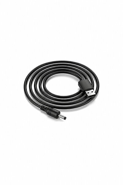 MVLH 1 Metre USB A - DC Jack 5.5 x 2.1 mm Power Besleme Kablosu 5V Güç Kablosu