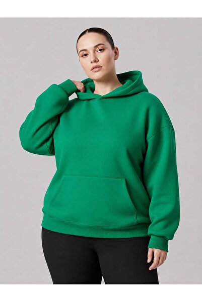 BENROMA 3 Yarn Combed Cotton Plus Size Unisex Sweatshirt Df2