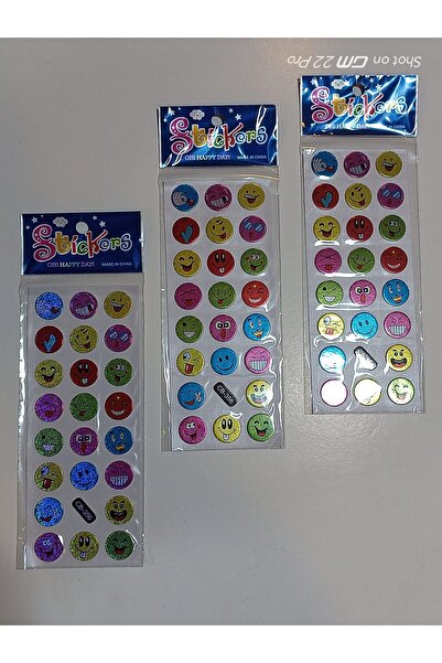 STICKER'S Colorful Sticker 3 Pieces