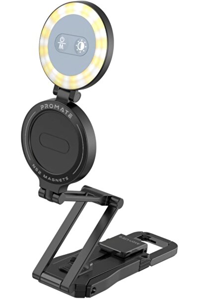 Promate Axon Magnetic Phone Mount Stand (ULTRA) 16x N52 Magnets, 360° Rotatab...