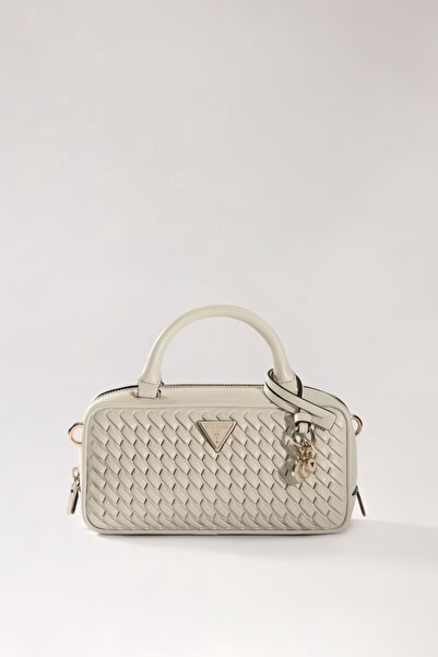 Guess Women's Hand and Shoulder Bag Mini Zippered Textured Stylish Handle Dai...