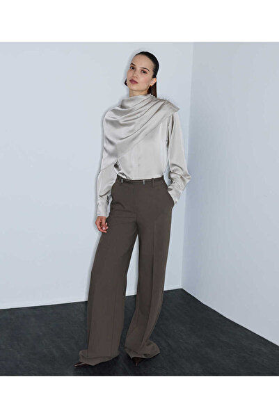 İpekyol Kemerli wide leg pantolon